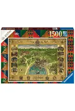 Ravensburger Harry Potter: Hogwarts Map 1500 Piece Puzzle