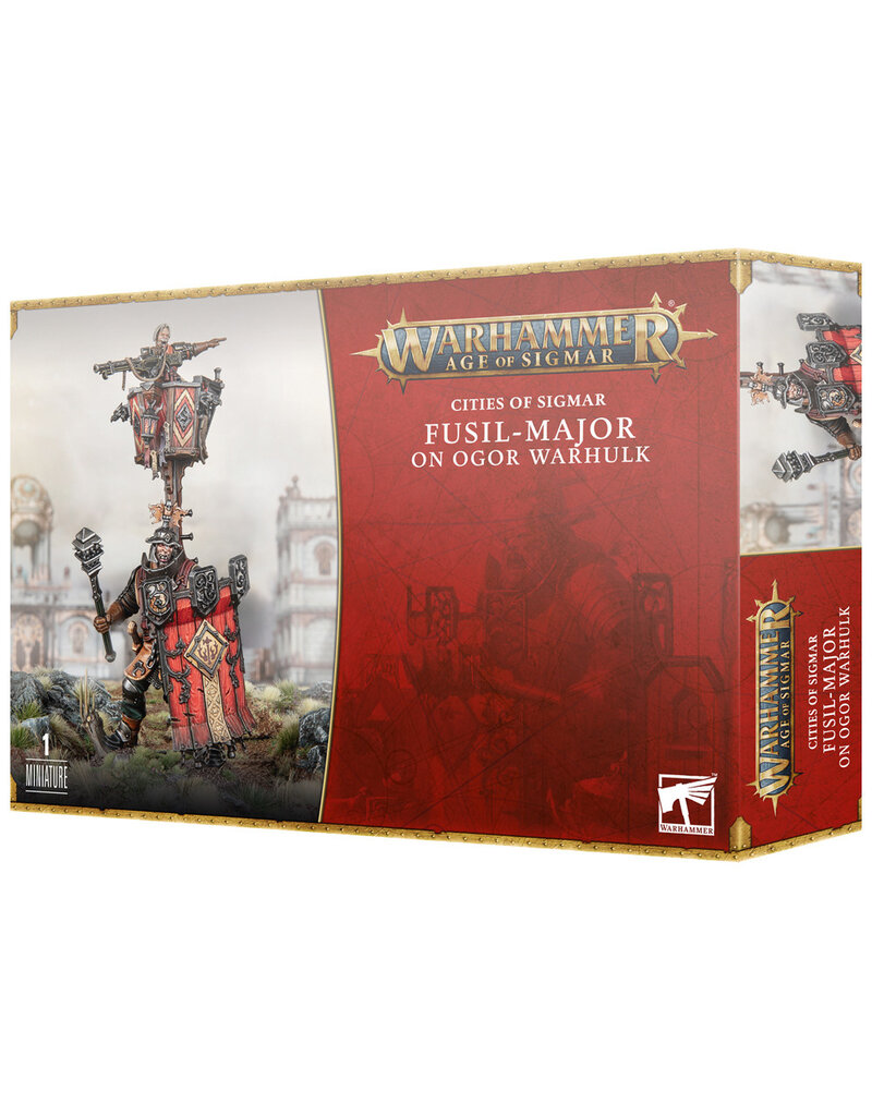 Games Workshop WHAOS Cities of Sigmar Fusil-Major on Ogor Warhulk