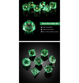 georgetown hobbies 7 Dye Set - Glass Emerald Zircon