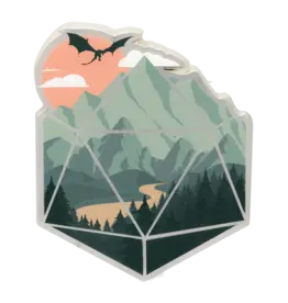 Scenic D20 Enamel Pin