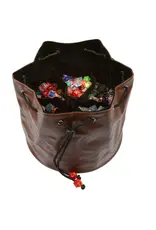 forged gaming Forged Pouch of the Endless Hoard Dice Bag - Brown Black