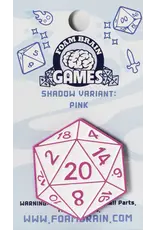 foam brain wholesale D20 Pin: Shadow Variant Pink