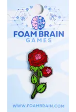 foam brain wholesale Hollow Hearts Enamel Pin: Dice Rose
