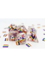 foam brain wholesale Rainbow Flag RPG Dice Set