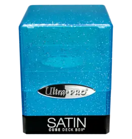 Ultra Pro UP Satin SPARKLY BLUE Cube Deck Box