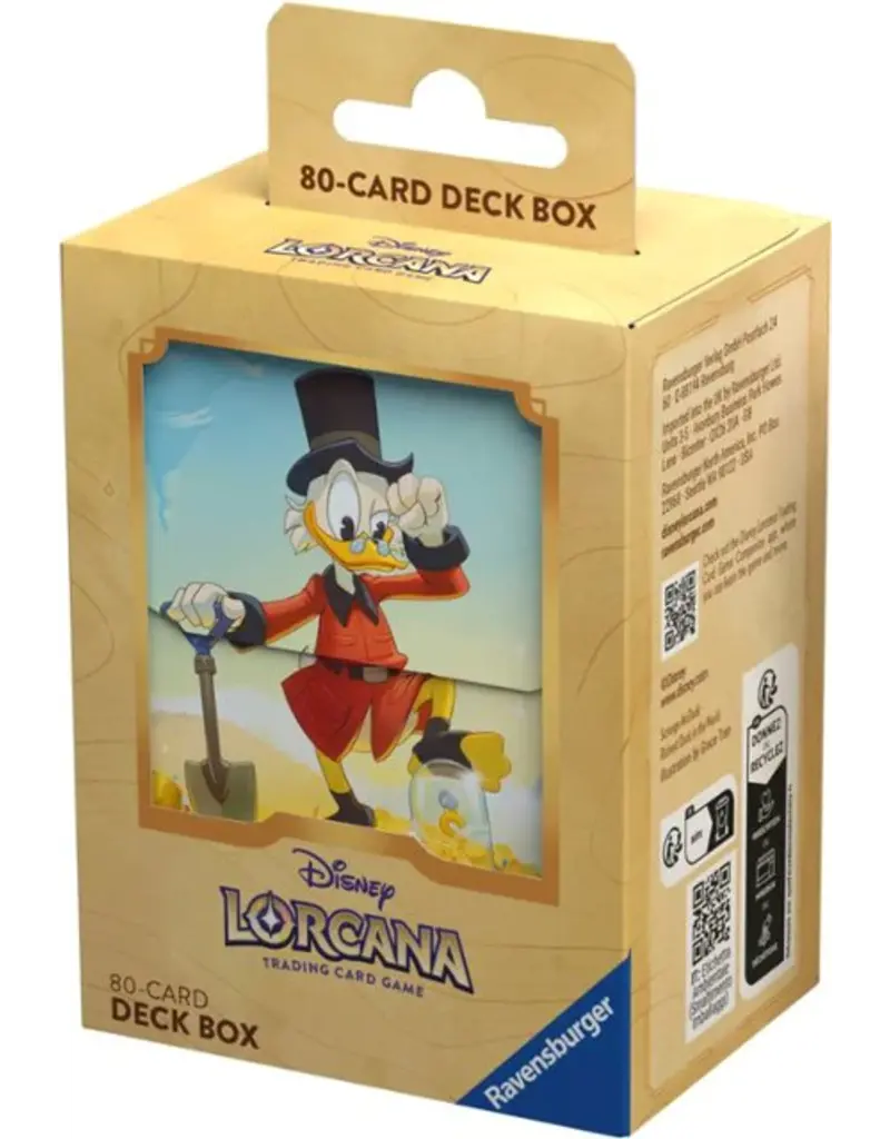 Ravensburger DB Lorcana TCG: Into the Inklands Deck Box Scrooge McDuck