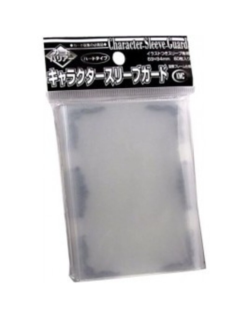 KMC KMC Sleeves Character Guard Clear with Silver Scroll Work 60-Count