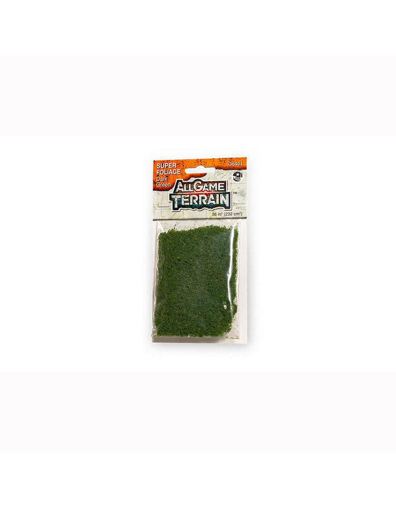 Woodland Scenics All Game Terrain Dark Green Super Foliage