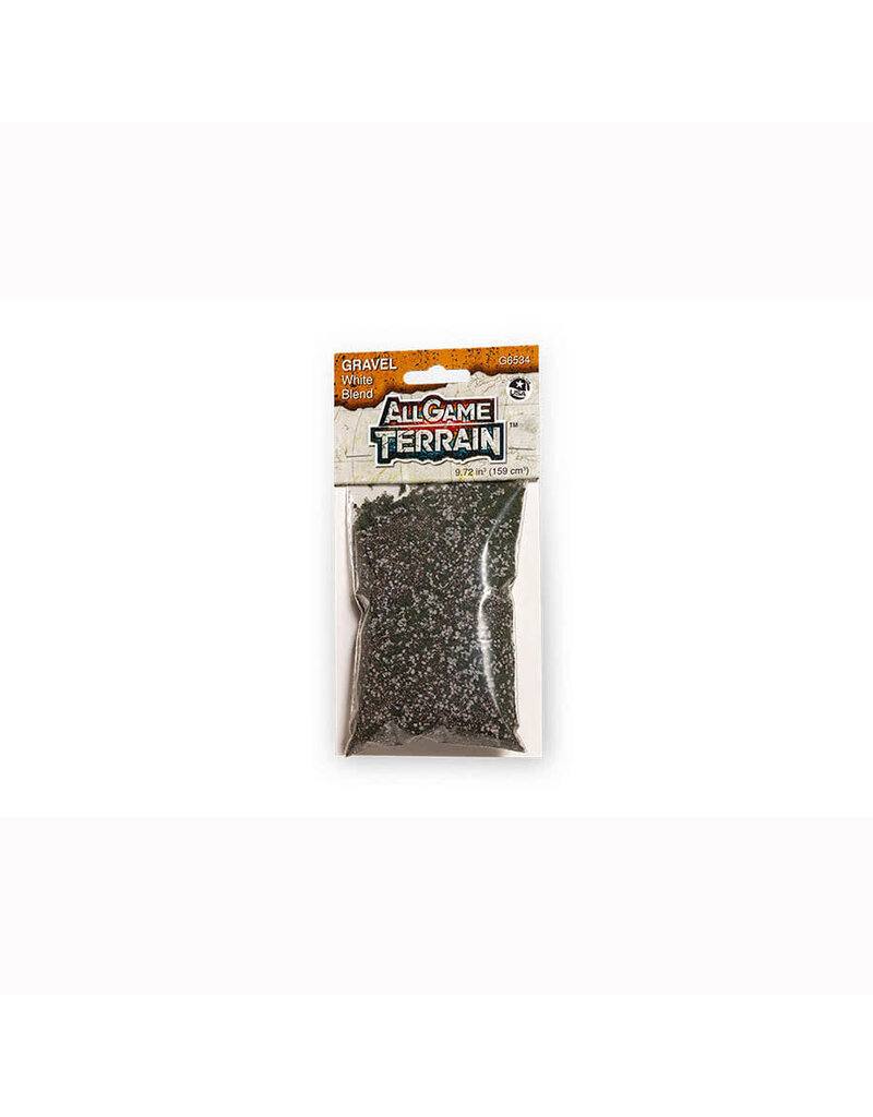 Woodland Scenics All Game Terrain White Blend Gravel