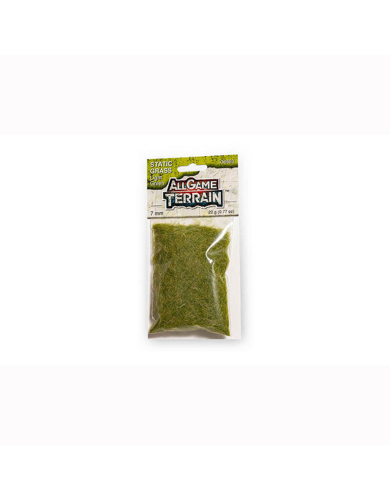 Woodland Scenics All Game Terrain 7mm Light Green Static Grass