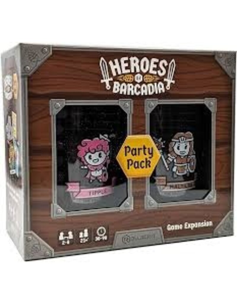roll a crit Heroes of Barcadia Party Pack Game Expansion