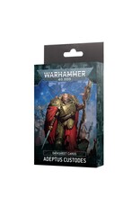 Games Workshop WH40k Adeptus Custodes Datasheet Cards
