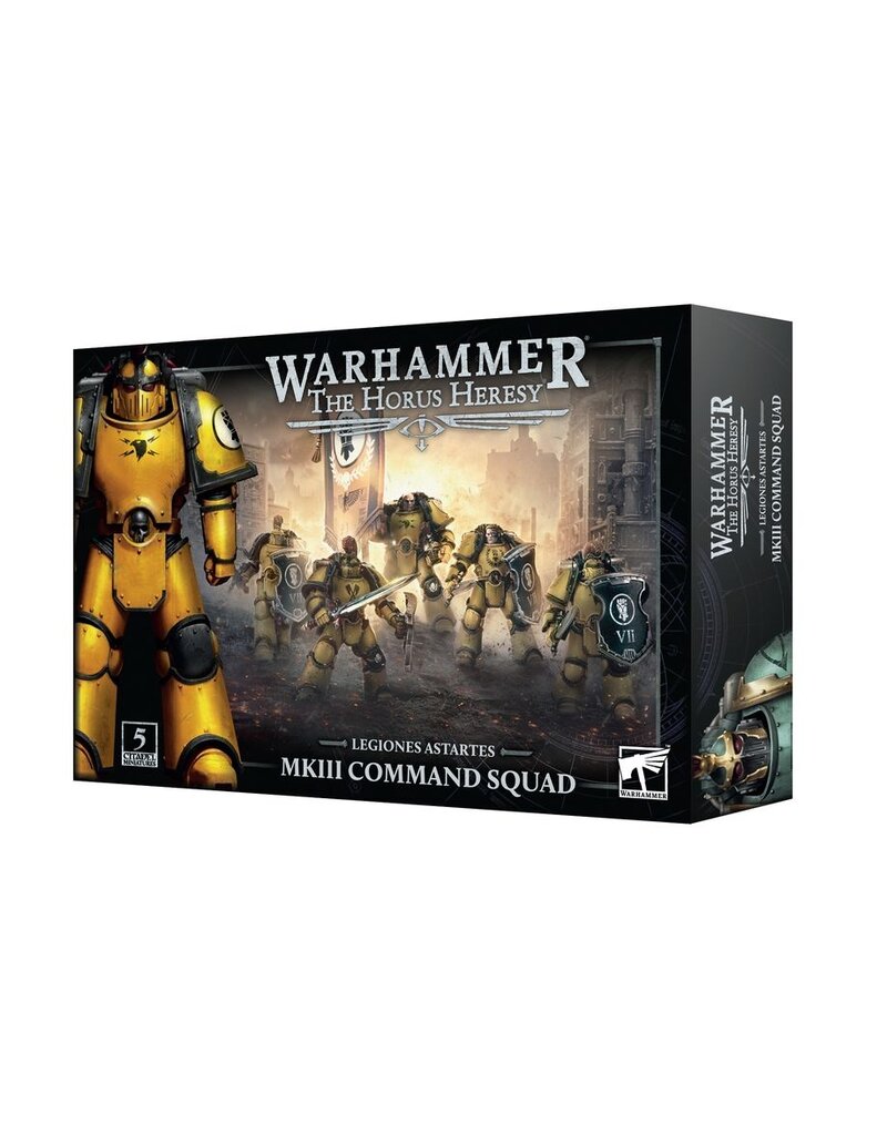 Games Workshop The Horus Heresy Legiones Astartes MKIII Command Squad