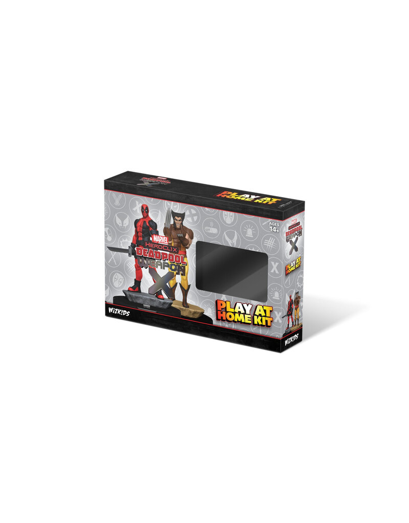Wizkids Marvel HeroClix: Deadpool Weapon X Play at Home Kit Wolverine and Deadpool