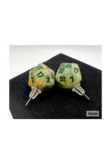 Chessex Chessex Stud Earrings Marbel Green/dark Green