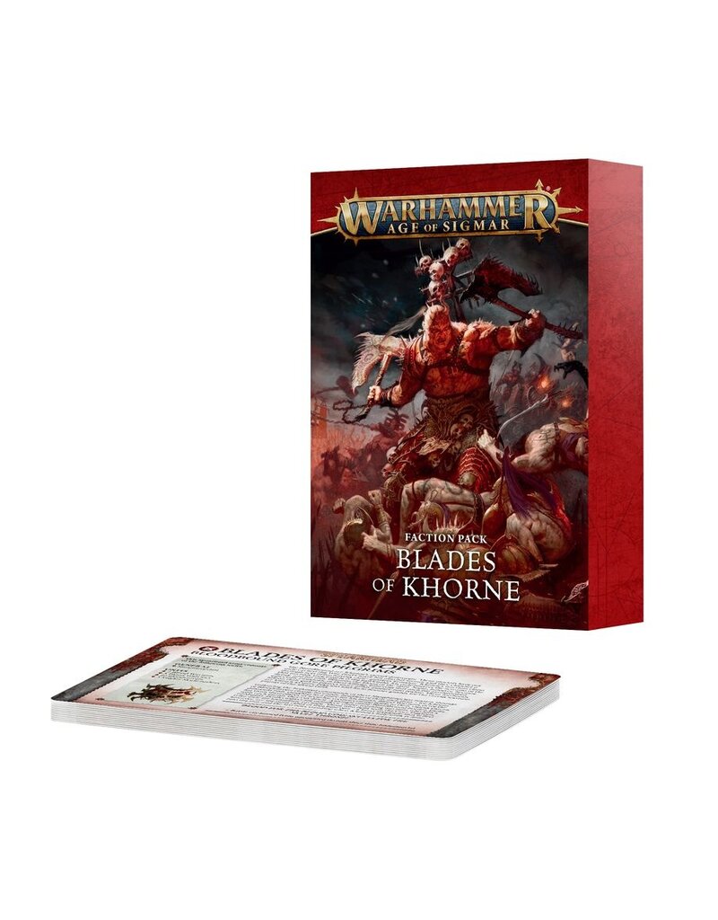 Games Workshop Age of Sigmar Faction Pack Blades of Khorne