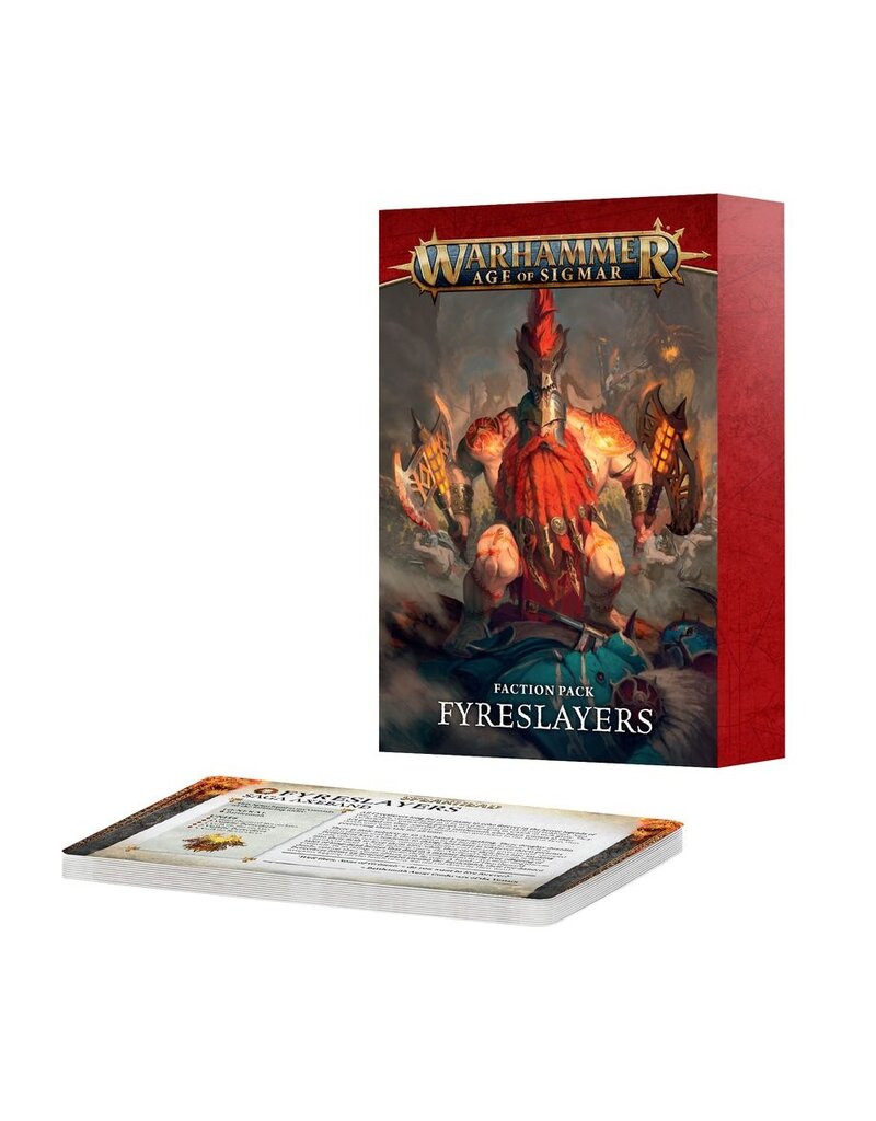 Games Workshop Age of Sigmar Faction Pack Fyrslayers