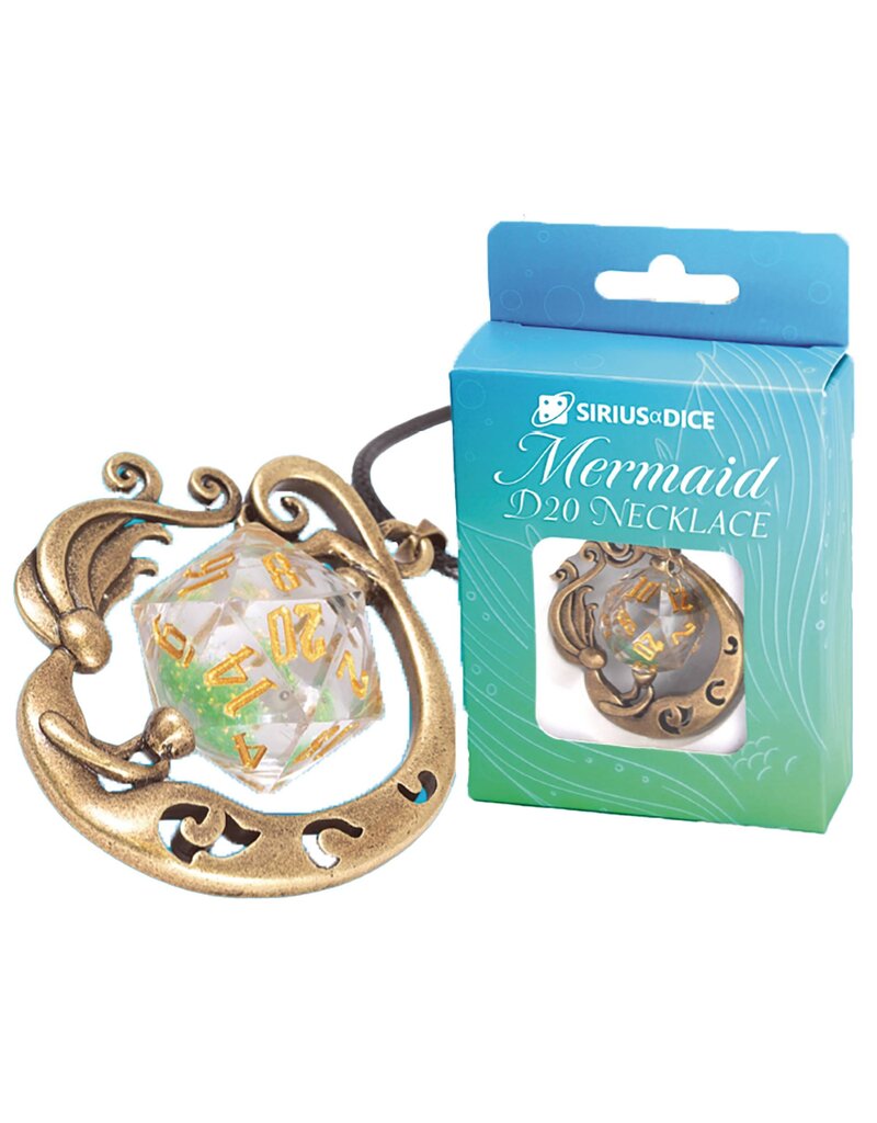 Sirius Dice Necklace: Mermaid D20