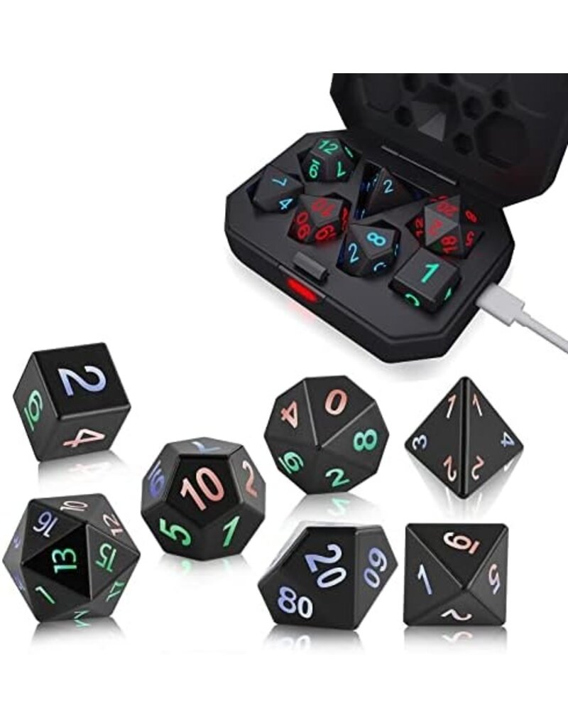 georgetown hobbies LED Dice Set (7pcs) (Gen 2) [Standard]