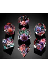georgetown hobbies DAD648 Sharp Edge Dice Set (7pcs) [Secret Garden]