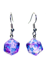 Chessex Chessex Hook Earrings Nebula Nocturnal/blue