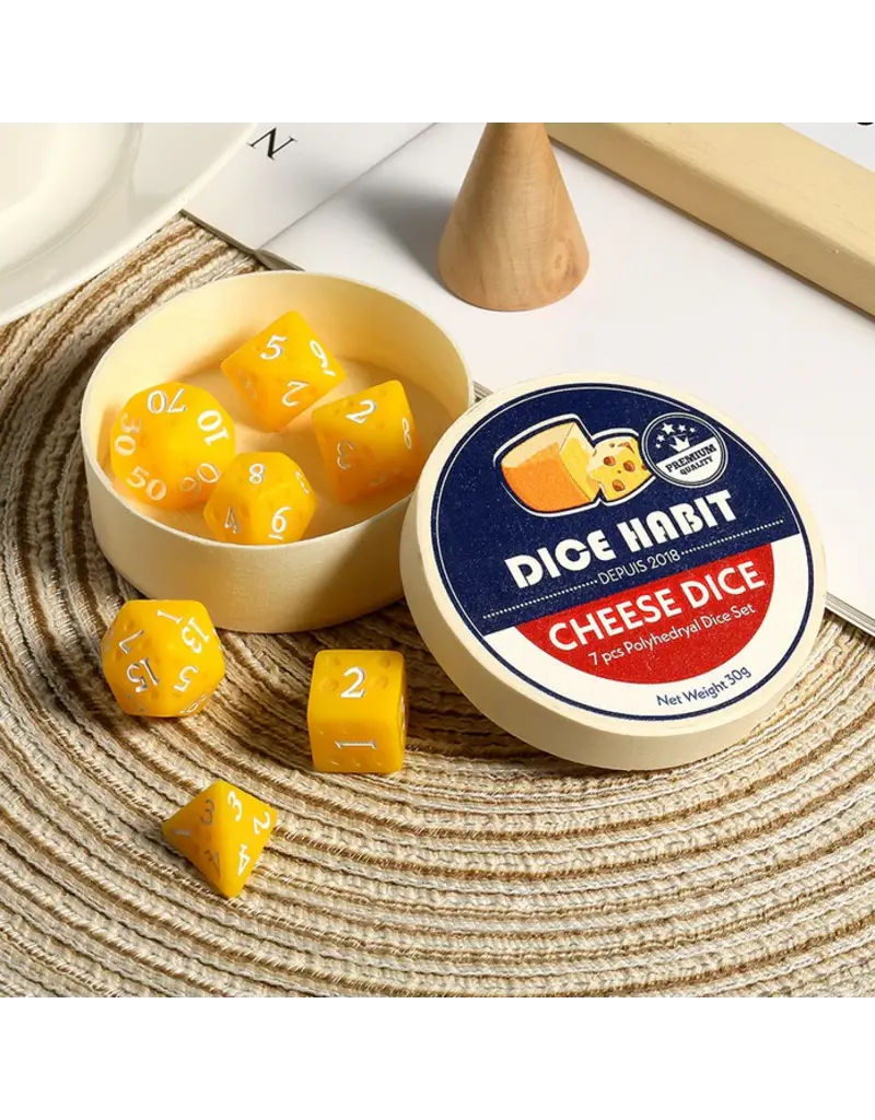georgetown hobbies DAD132 Resin Dice Set (7pcs) [Cheese]