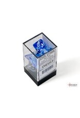 Chessex 7 Die Set - Nebula Dark Blue/White