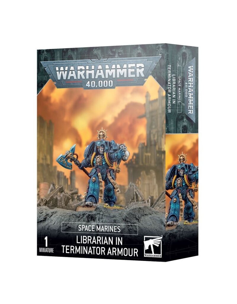 Games Workshop WH40K Space Marines Librarian In Terminator Armour