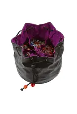 forged gaming Forged Pouch of the Endless Hoard Dice Bag - Black Purple