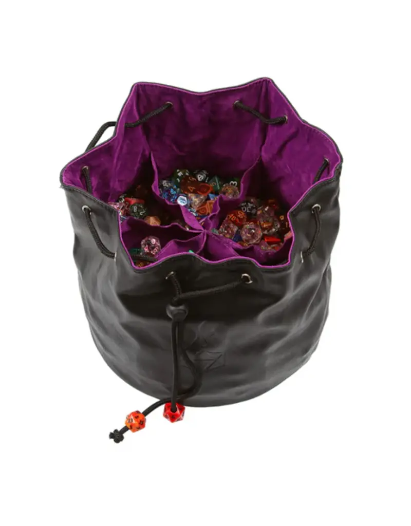 forged gaming Forged Pouch of the Endless Hoard Dice Bag - Black Purple