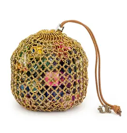 Hymgho Dice Bag: Hero's Chainmail Gold