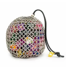 Hymgho Dice Bag: Hero's Chainmail Silver