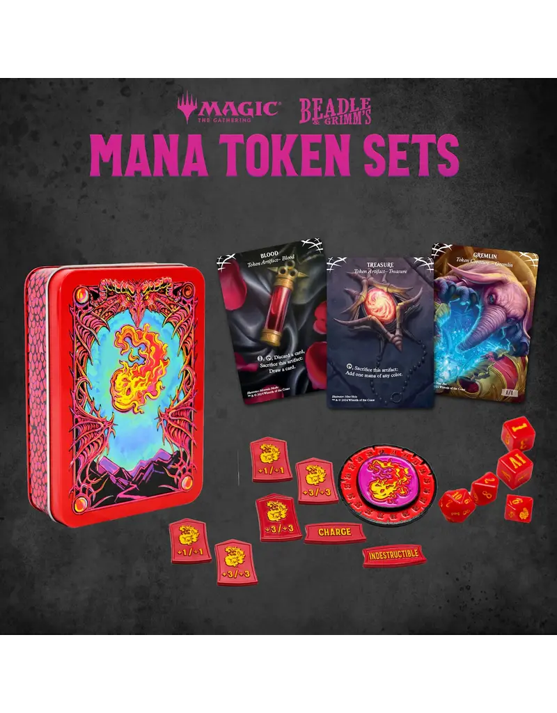 beadle games Beadle & Grimm's Red Mana Token Set