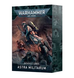 Games Workshop WH40k Astra Militarum Datasheet Cards