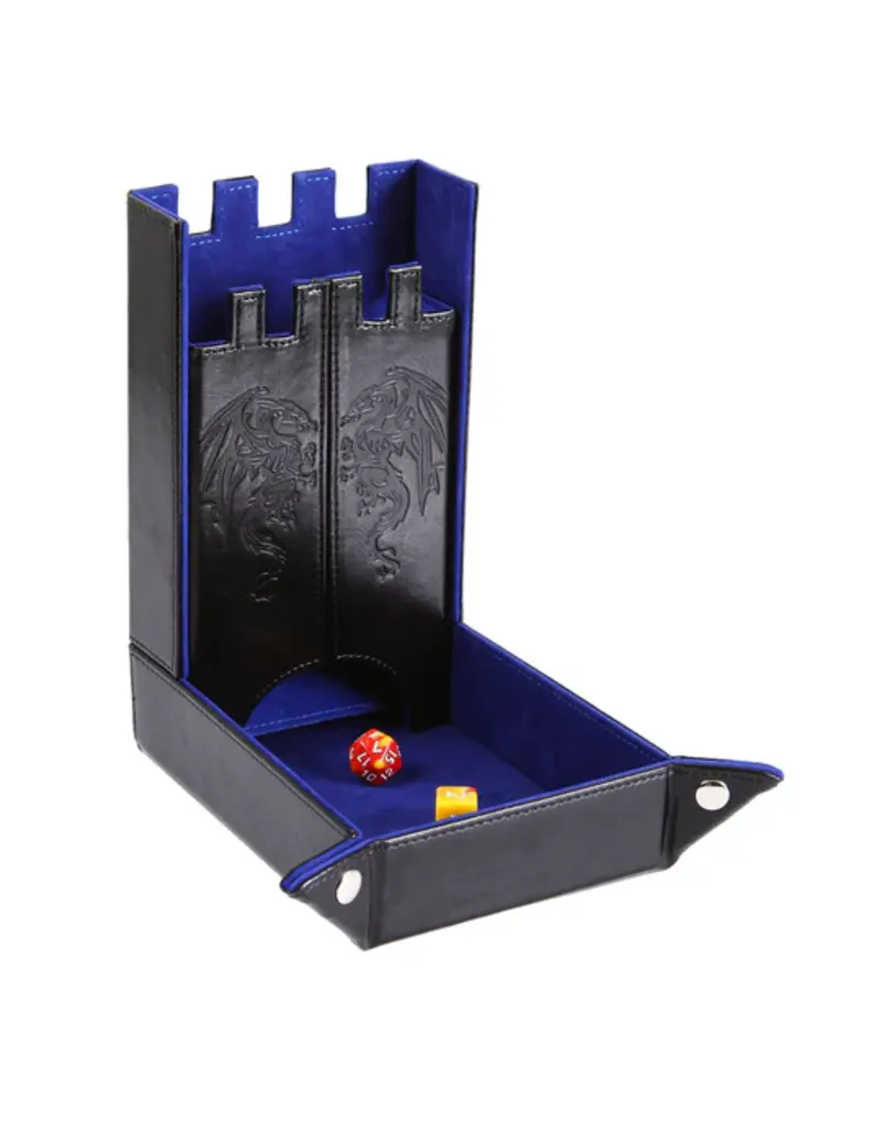 forged gaming Dice Tower Forged Draco Castle & Dice Tray