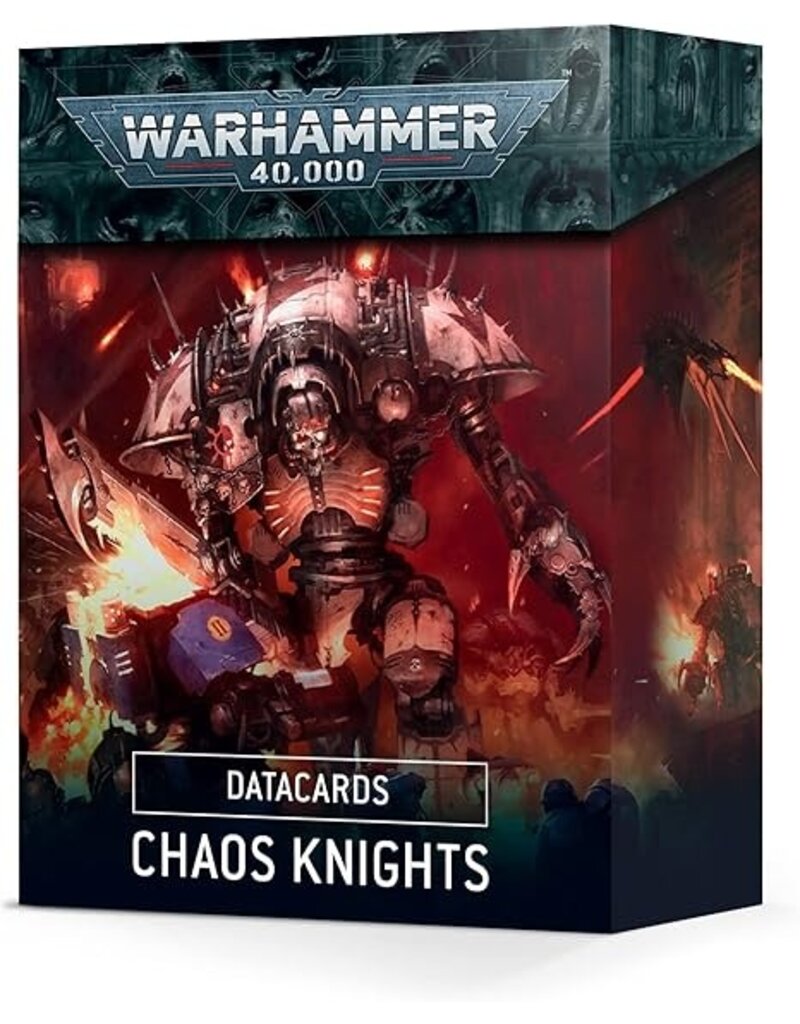 Games Workshop WH40k Datacards Chaos Knights