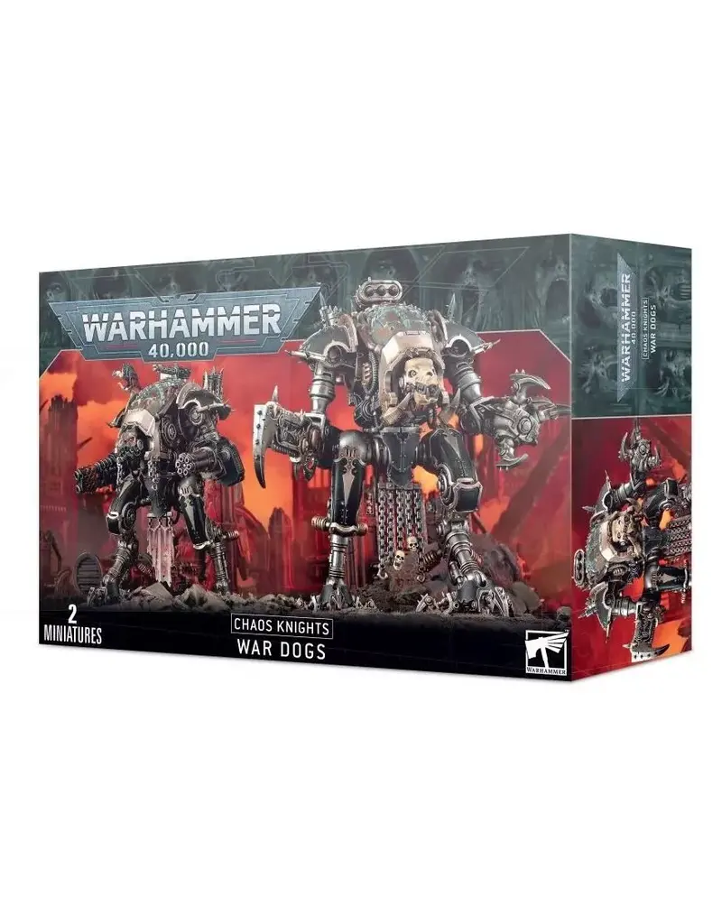Games Workshop WH40K Chaos Knights Armigers War Dogs