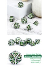 georgetown hobbies Metal and Enamel 7pcs Camo Green