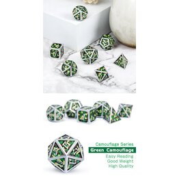 georgetown hobbies Metal and Enamel 7pcs Camo Green