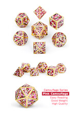 georgetown hobbies Metal and Enamel 7pcs Camo Pink