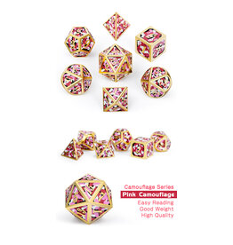georgetown hobbies Metal and Enamel 7pcs Camo Pink