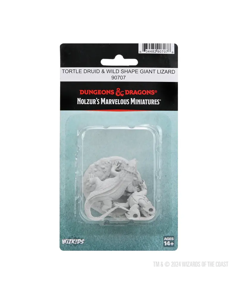Wizkids D&D Nolzur's - Tortle Druid & Wild Shape Giant Lizard 90707