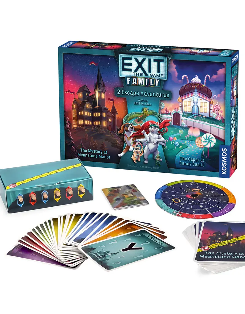 Kosmos Exit Family 2 Escape Adventures Mystery at Meanstone Manor The Caper At Candy Castle