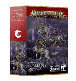Games Workshop WH40K AOS Gloomspite Gitz: Snarlboss & Wolfgit Retinue