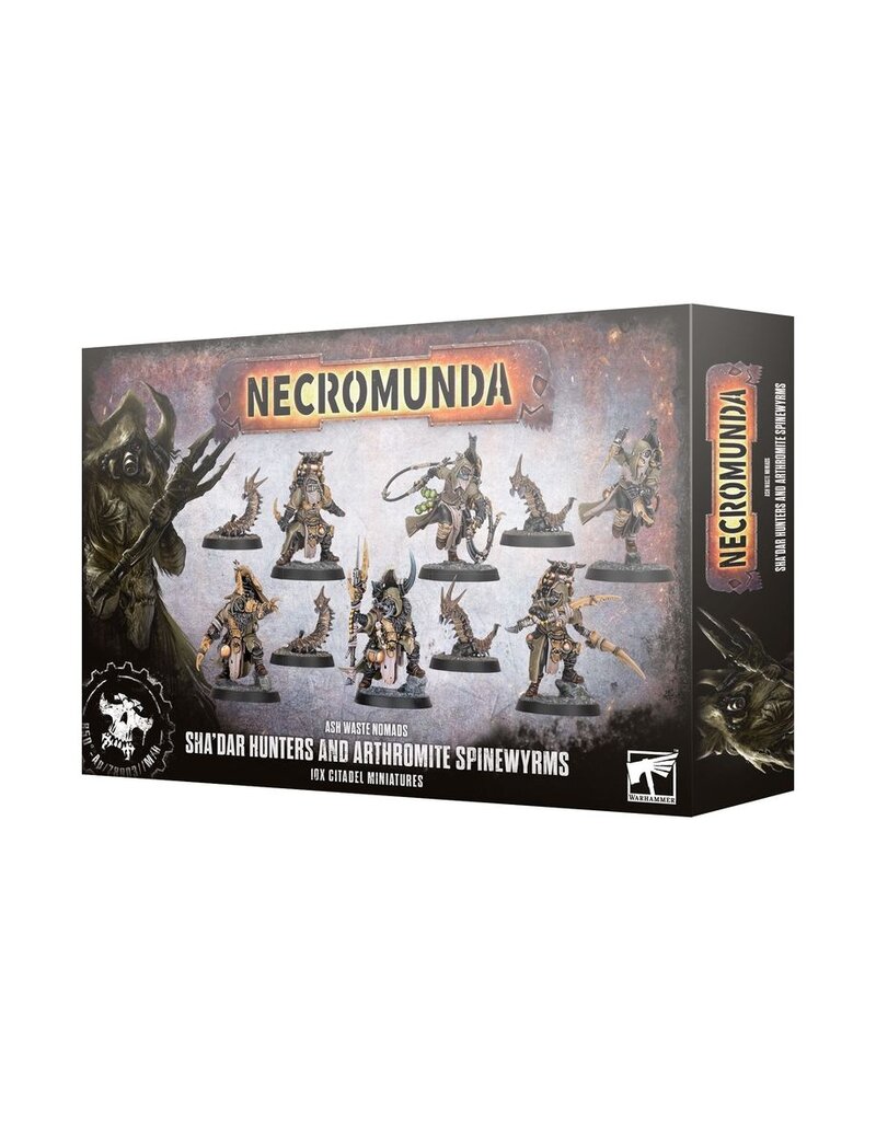 Games Workshop Necromunda: Ash Waste Nomads Sha'dar Hunters and Arthromite Spinewyrms