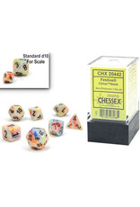 Chessex Festive Mini 7 Die Set Circus/Black
