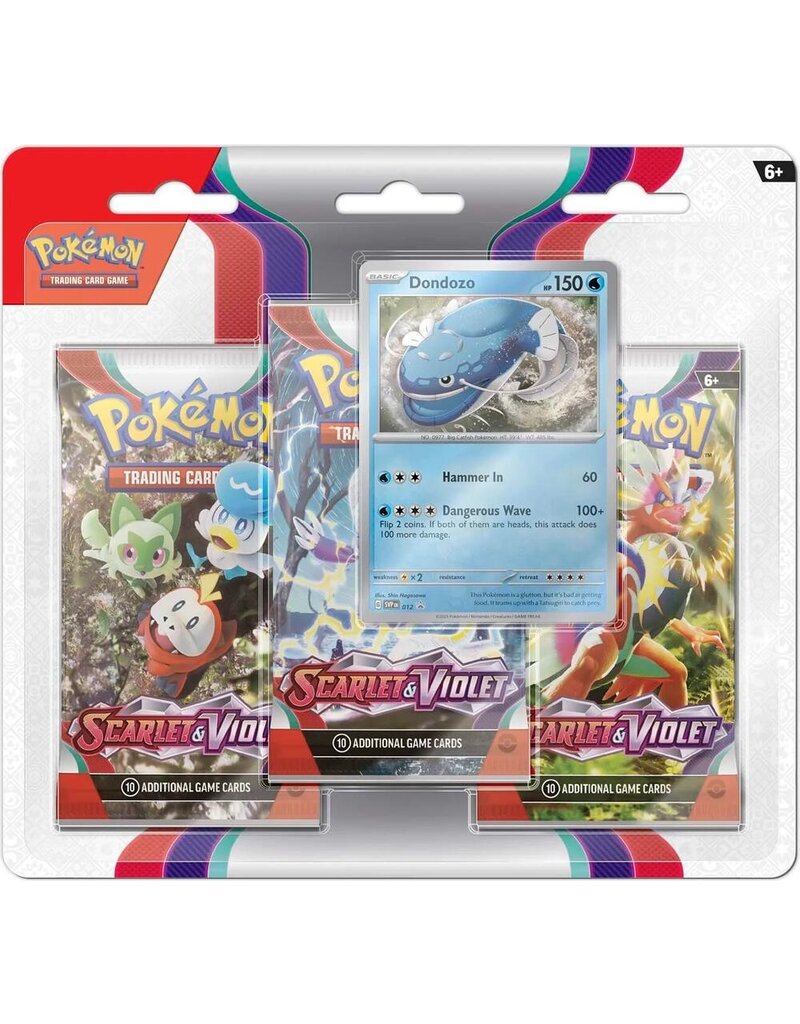 PKMN Scarlet & Violet 3pk Blister