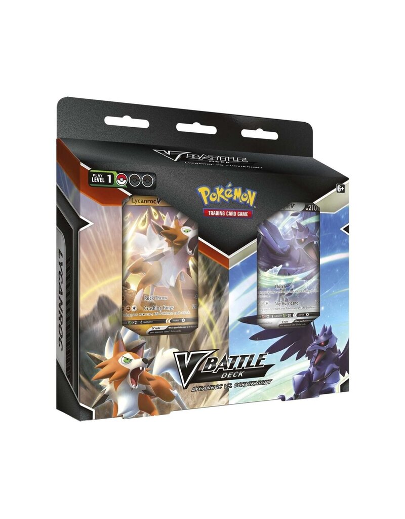 Nintendo Pokemon Lycanroc V Corviknight V Deck