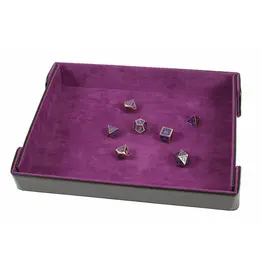 forged gaming Dice Tray Rectangle Magnetic Folding Purple
