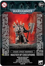 Games Workshop WH40k Chaos Space Marines Master of Executions